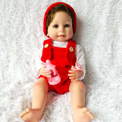 Muñeca Bebe Reborn Vinilo Siliconado Any Reborn 55 cm