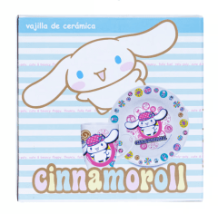 Set 2 Piezas Taza y Plato Céramica Cinnamoroll Sanrio