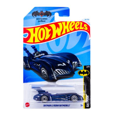 Auto Hot Wheels Batman & Robin Batmobile Azul 0