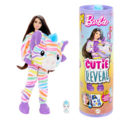 Barbie Cutie Reveal Serie Ensueño Cebra Arcoiris