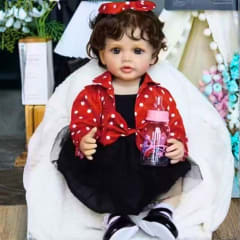 Muñeca Bebe Reborn Bea Vinilo de Siliciona 55 cm