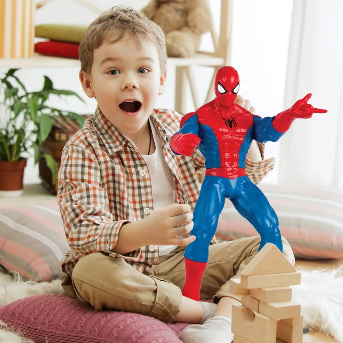Muñeco Gigante Spiderman REVOLUTION 45 cm1