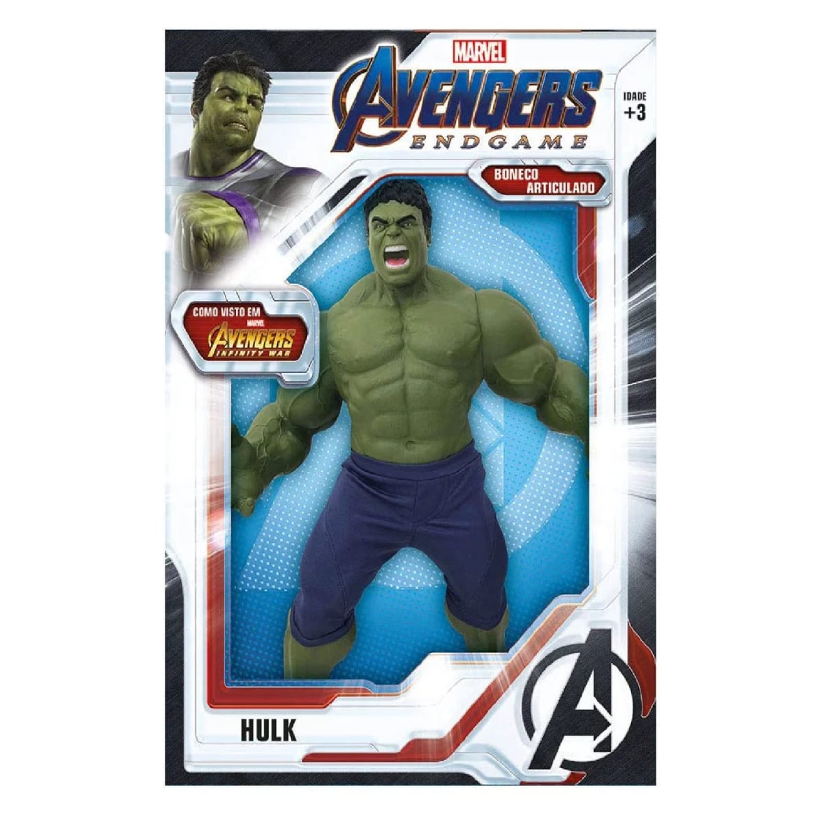 Muñeco Gigante Hulk EndGame 55 cm3