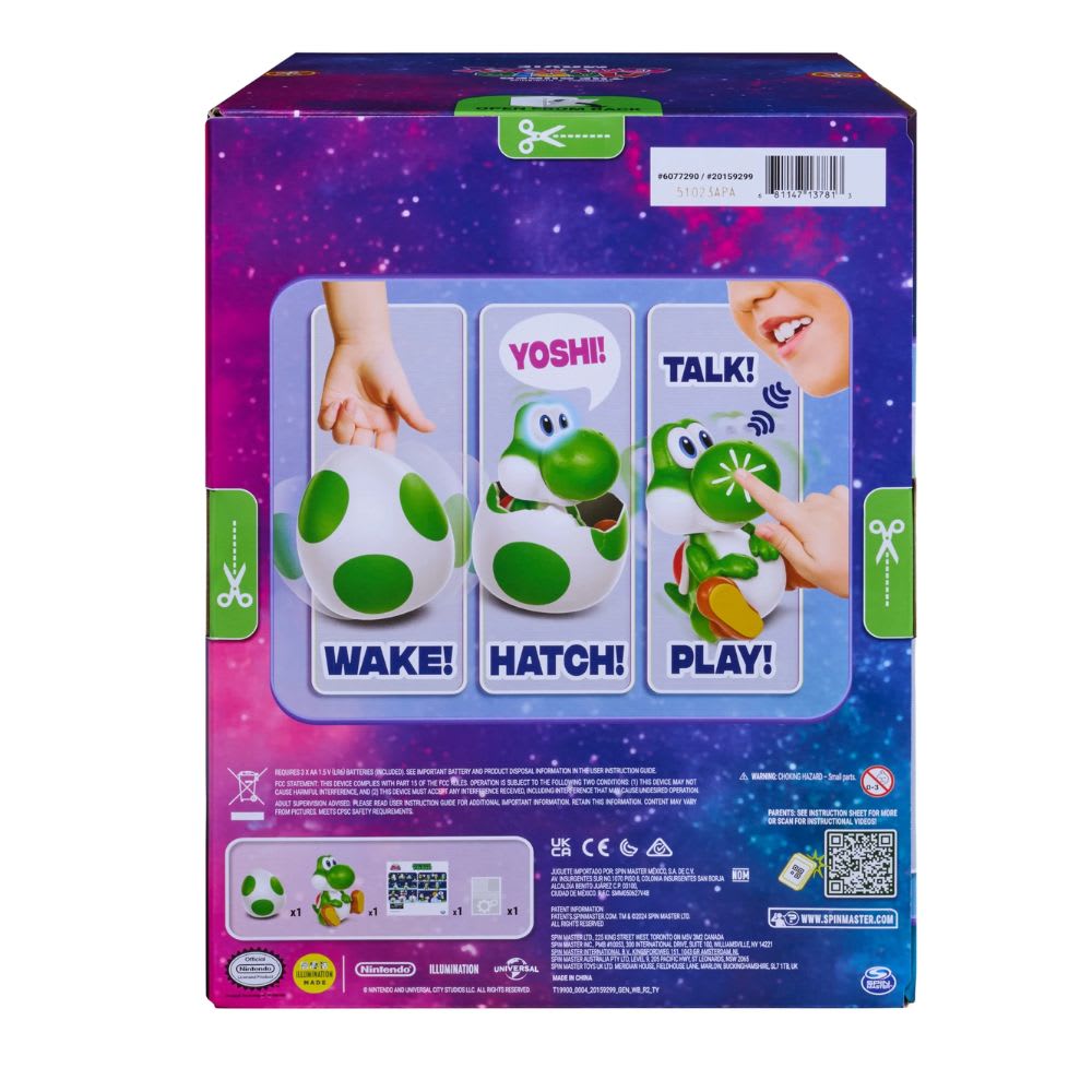 Hatchimal Yoshi Interactivo The Super Mario Galaxy Movie10