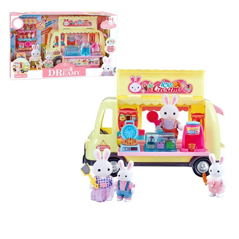 Carrito de Postres y Helados Ternurines Conejitos1