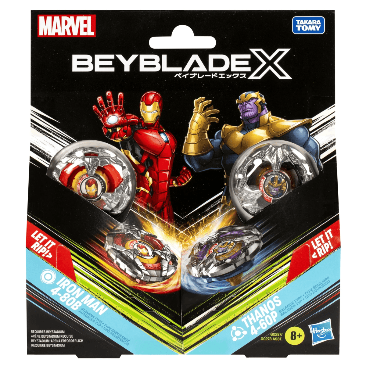 Beyblade X Duo Pack Iron Man Vs Thanos1
