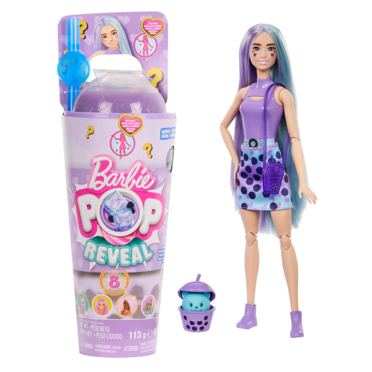 Muñeca Barbie Pop Reveal Bubble y Accesorios Taro Milk1