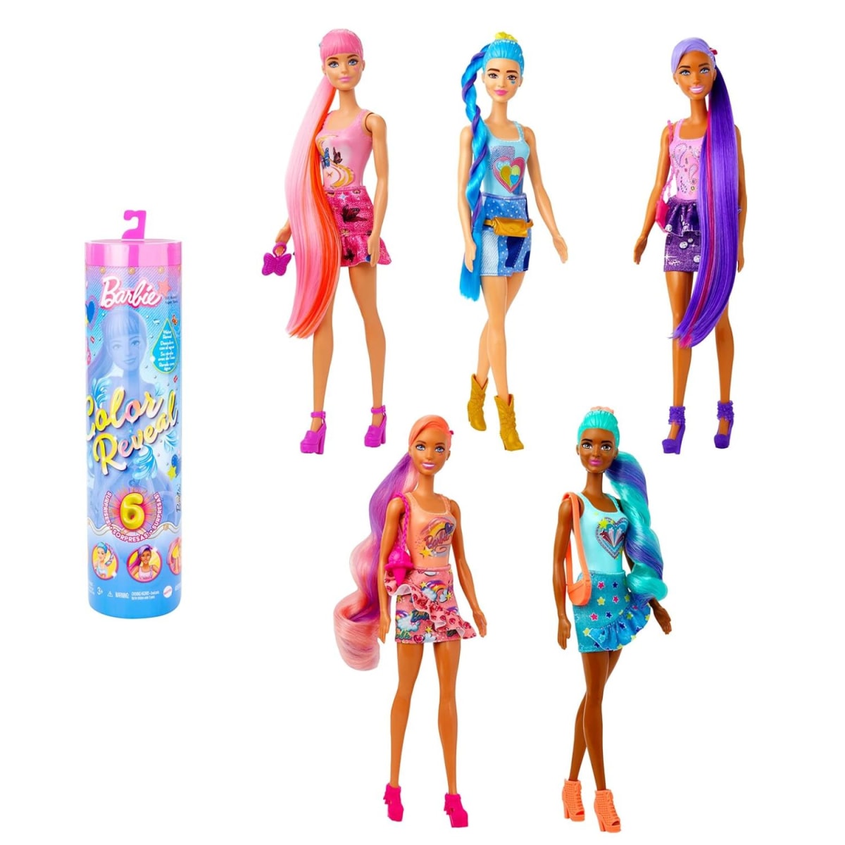 Barbie Color Reveal Sorpresa- Serie Demin1