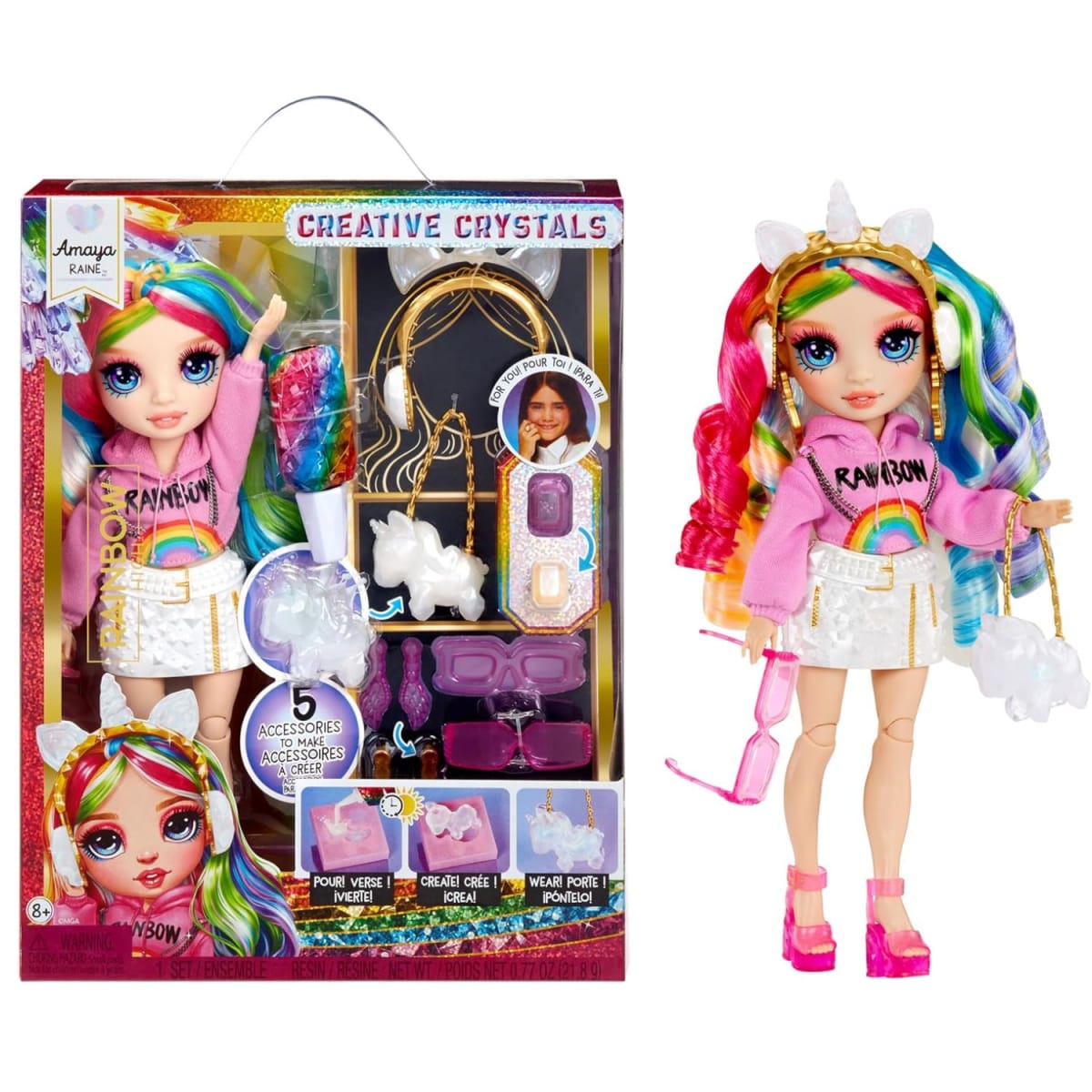 Muñeca Rainbow High Creative Crystals Amaya1