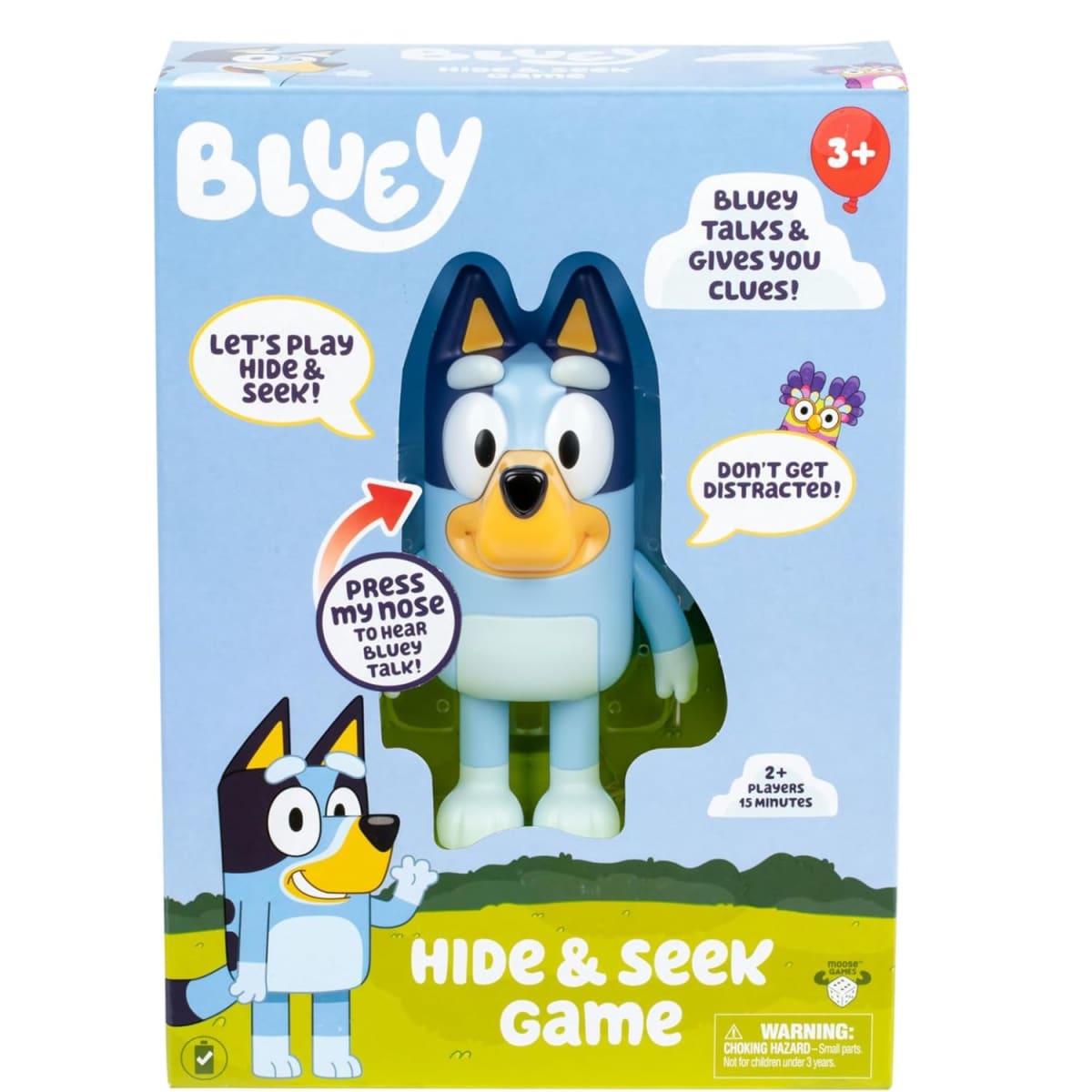 Muñeco Bluey con Sonido y Juego Escondite1