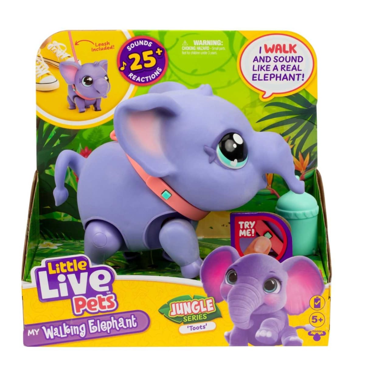 Mi Elefante Caminador Little Live Pets +25 Sonidos y Reacciones1