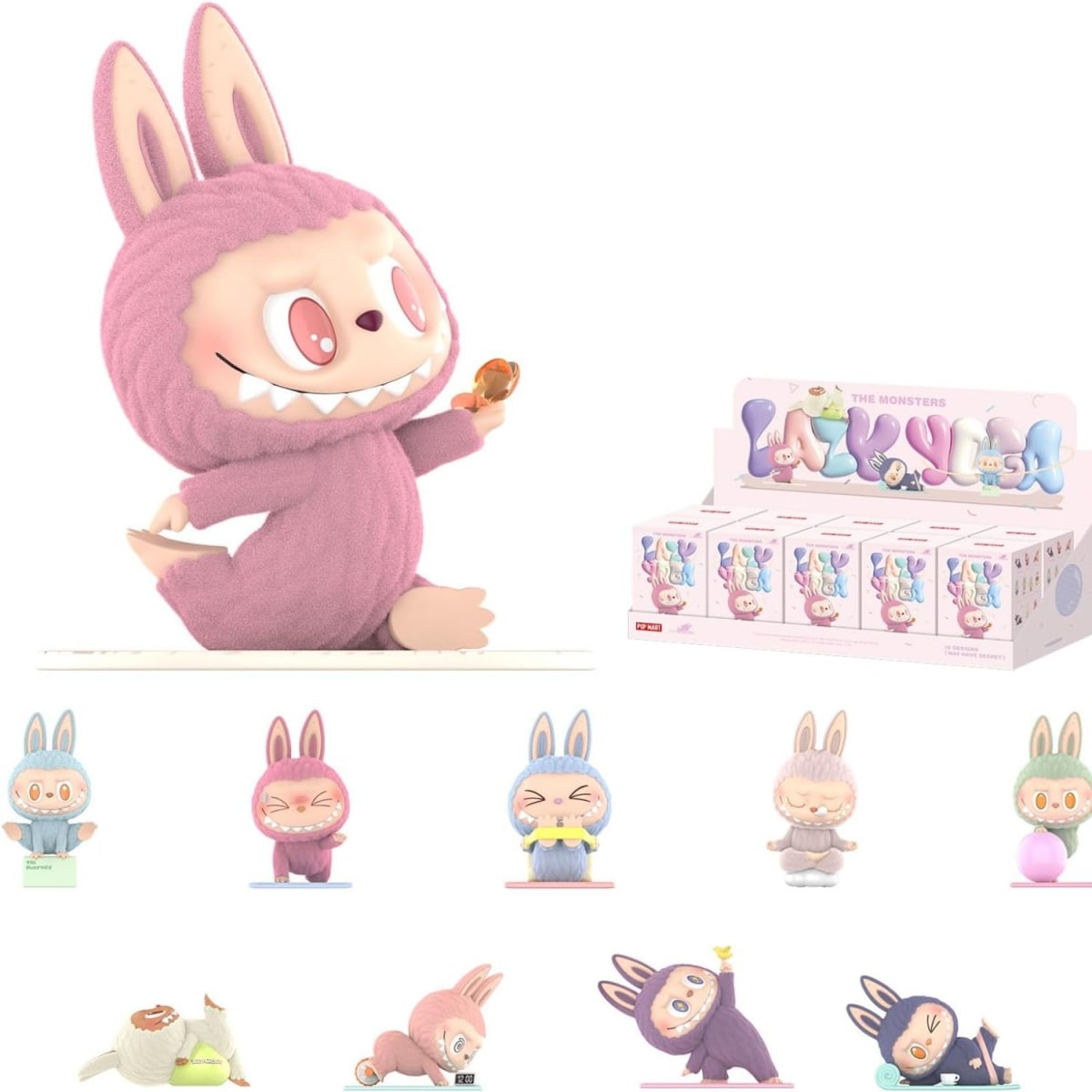 Figuras de la serie The Monsters Lazy Yoga1