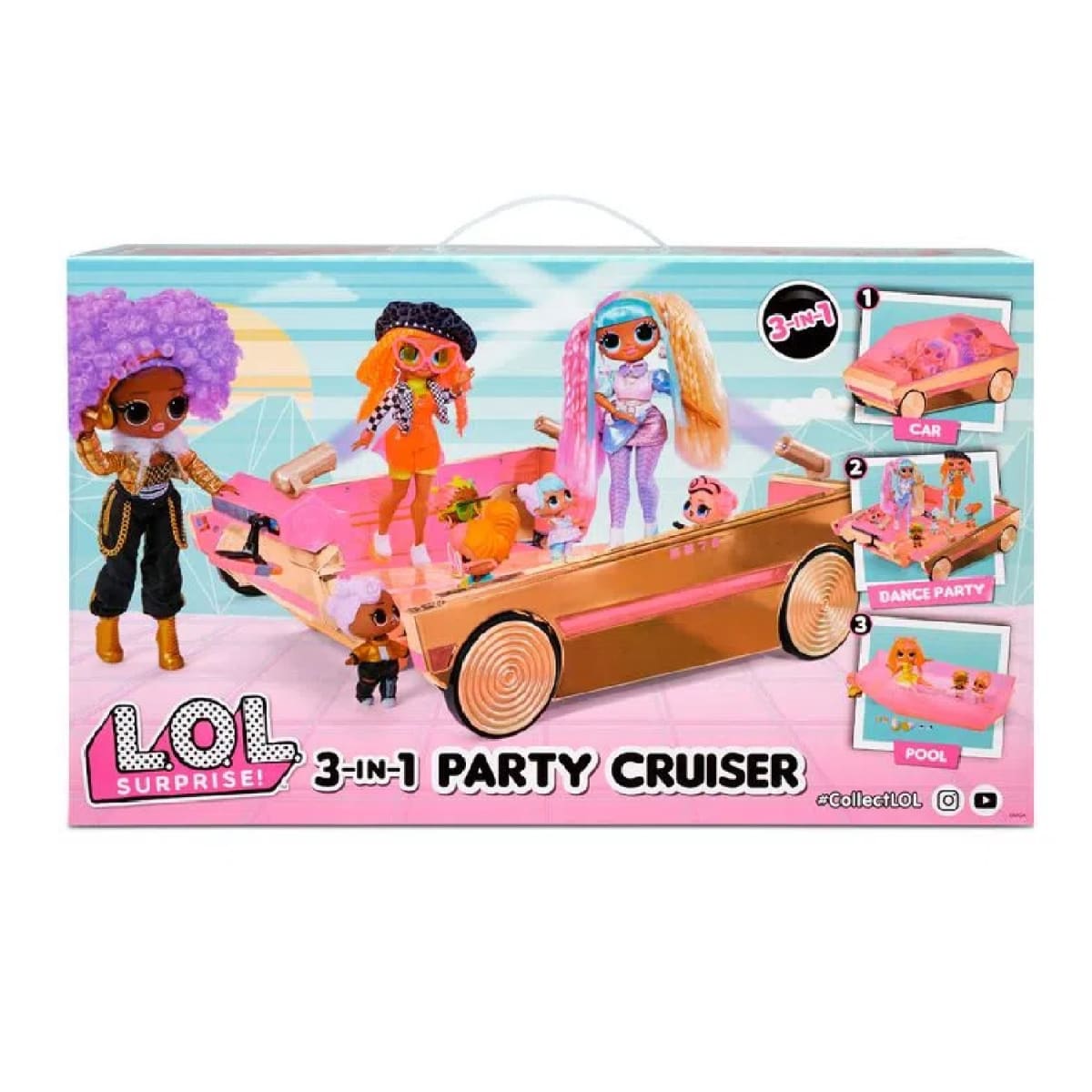 L.O.L. Surprise 3 en 1  Party Cruiser6