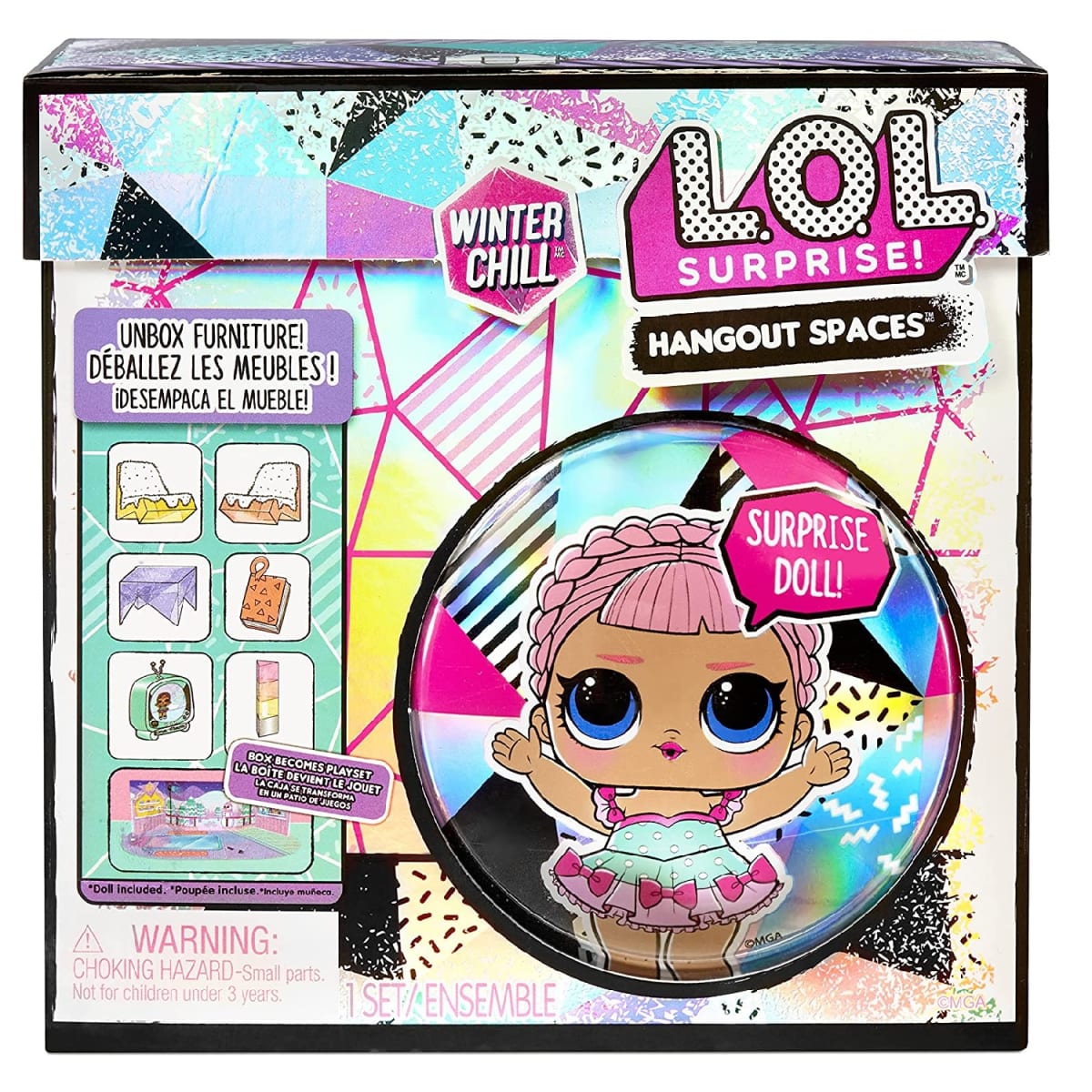 LOL Surprise Winter Chill Hangout Space Ice Sk8er4