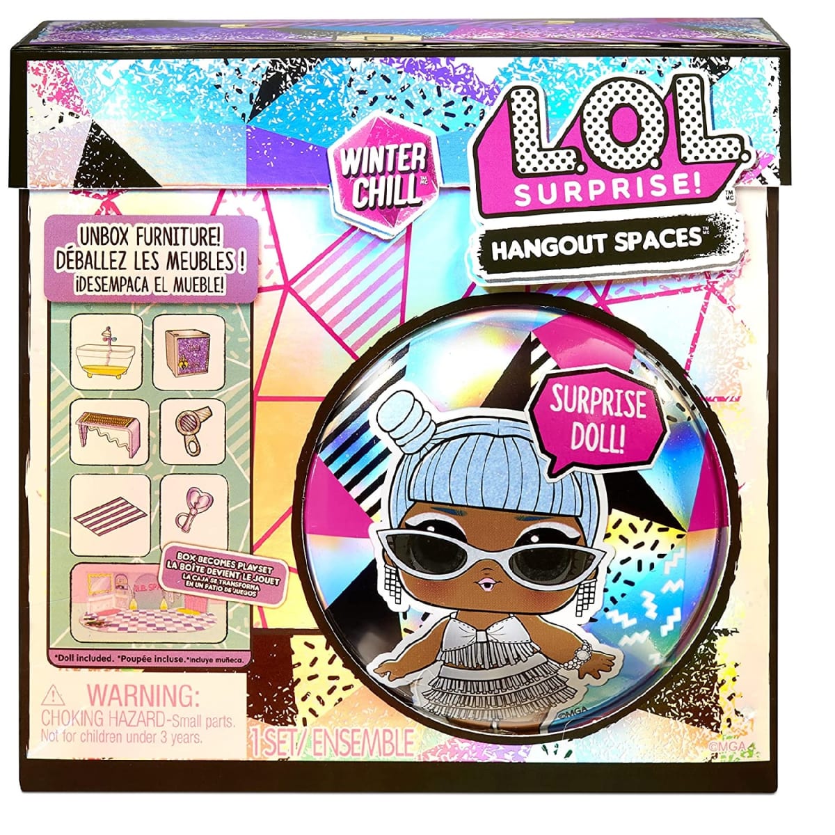 LOL Surprise Winter Chill Hangout Space Ice Doll3