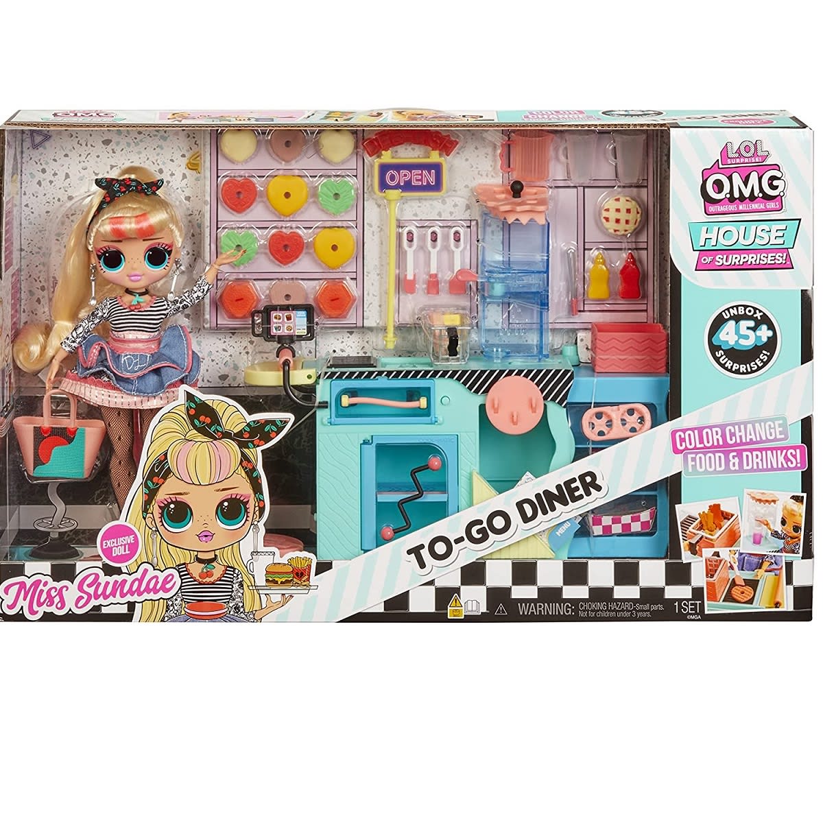Play Set LOL OMG Miss Sundae To Go Diner2
