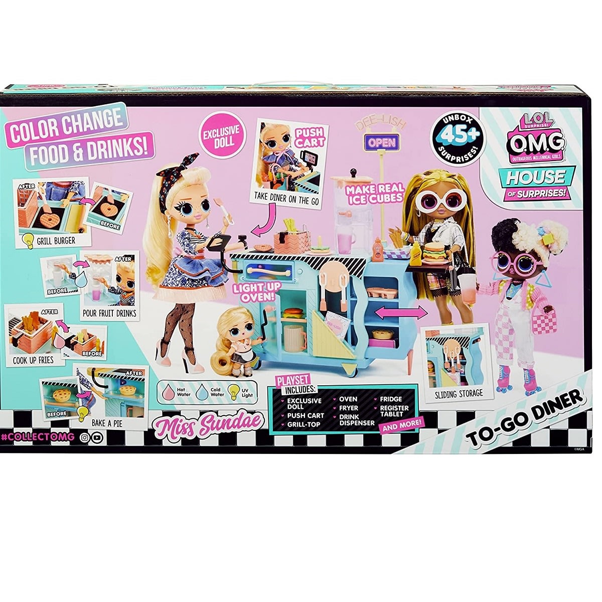 Play Set LOL OMG Miss Sundae To Go Diner1