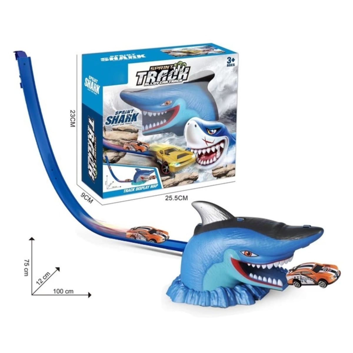 Pista de Carrera Tiburón  con Auto
1