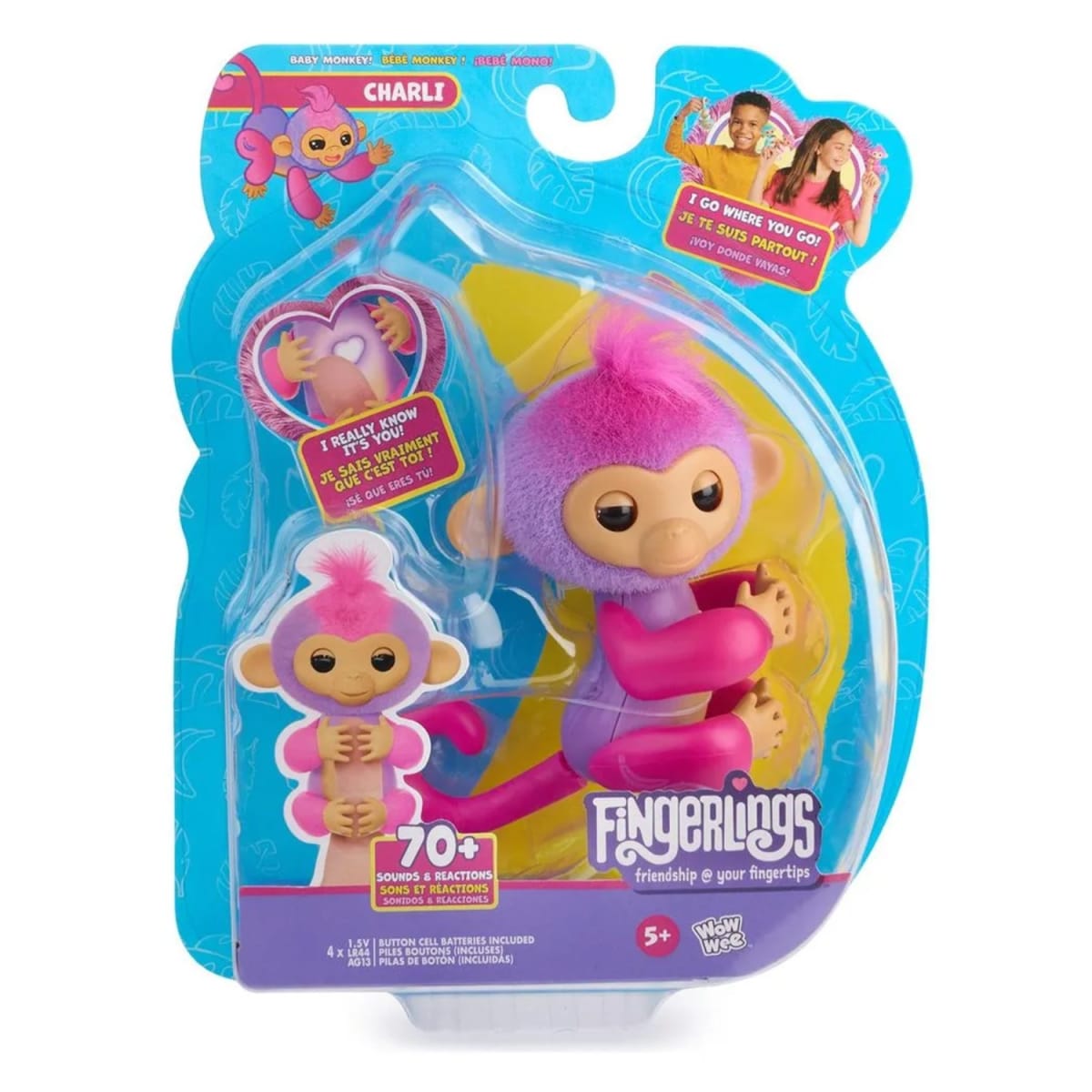 Muñeco Mono Morado mas de 70 Reacciones1