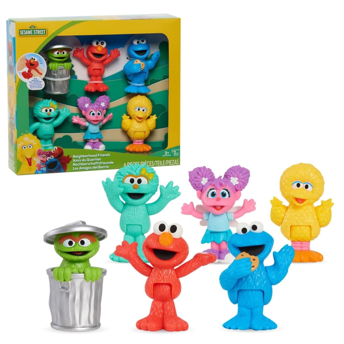 Figuras x 6 Plaza Sésamo Amigos1