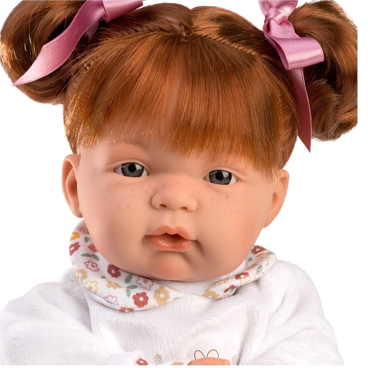 Muñeca Llorens Joelle Pelirroja 38 cm Estampado Gatito 2