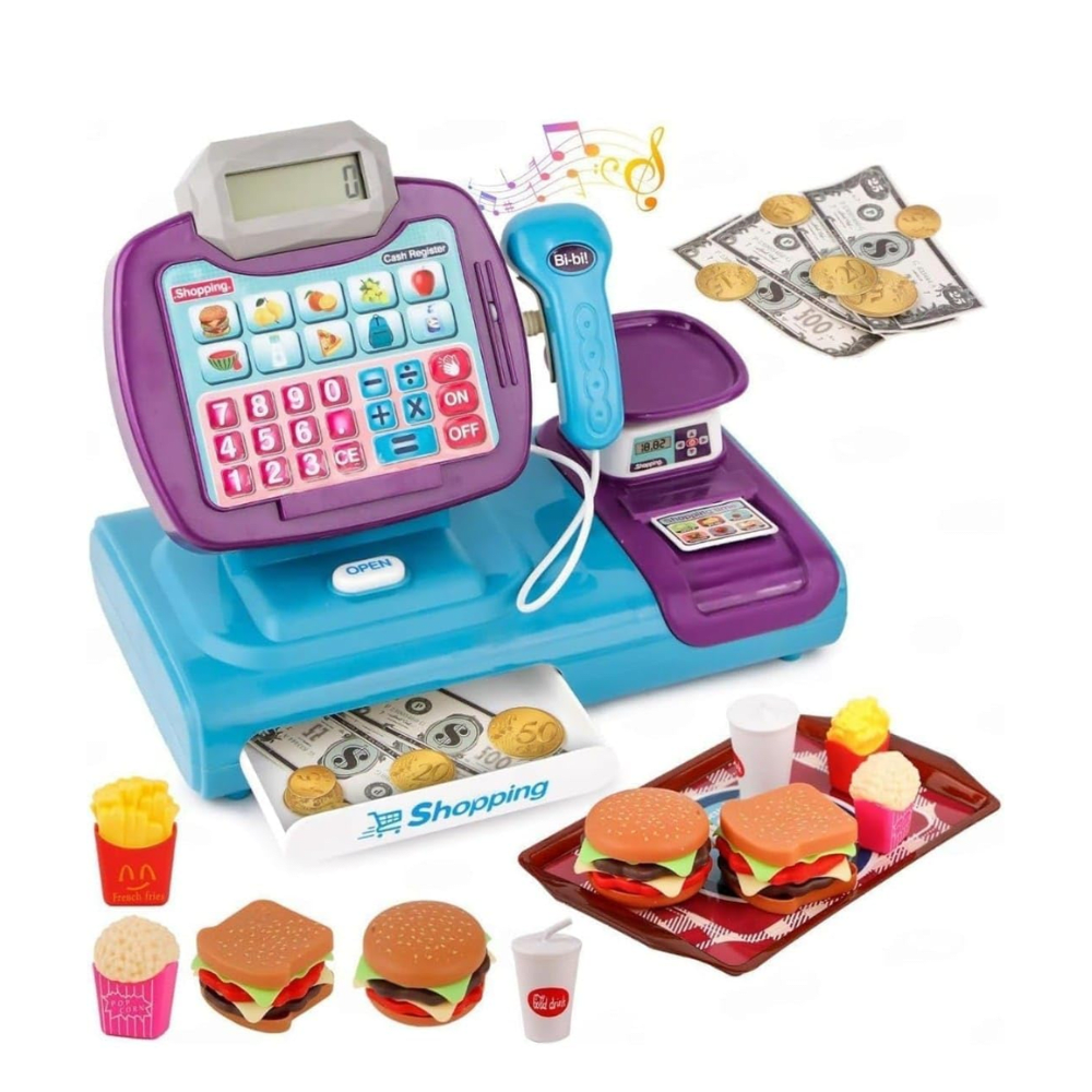 Caja Registradora con Accesorios Comida Rápida4