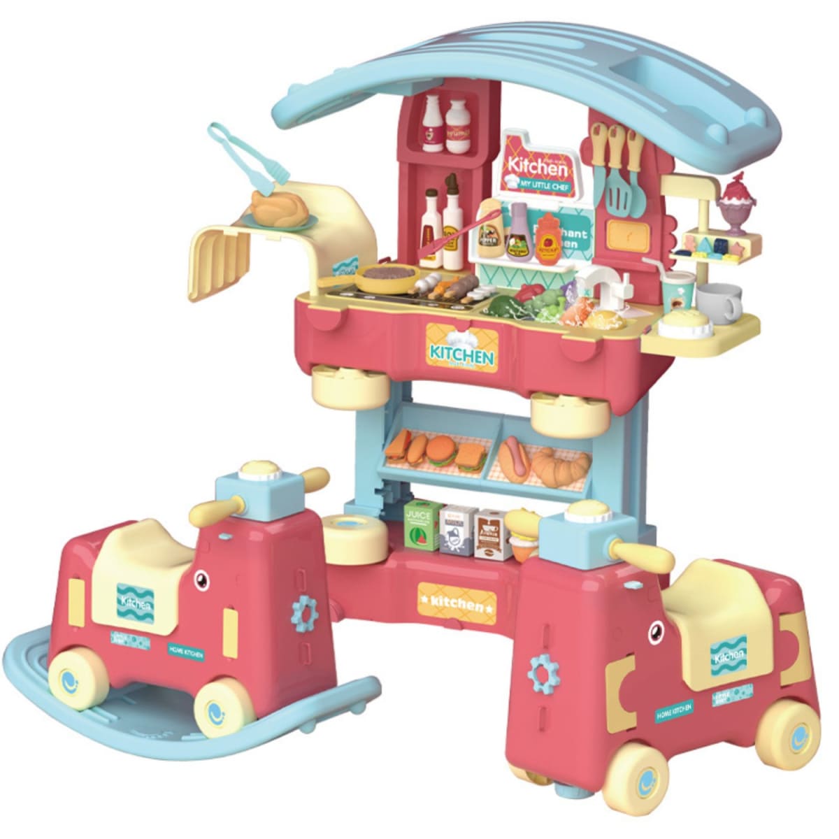 Role Play 3 en 1 Set Cocina/ Balancín/ Correpasillos
1