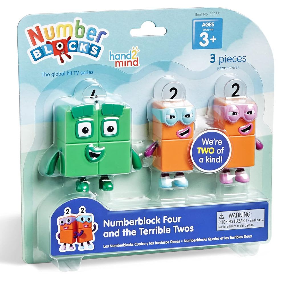 Numberblocks Cuatro y Los Terribles Dos1