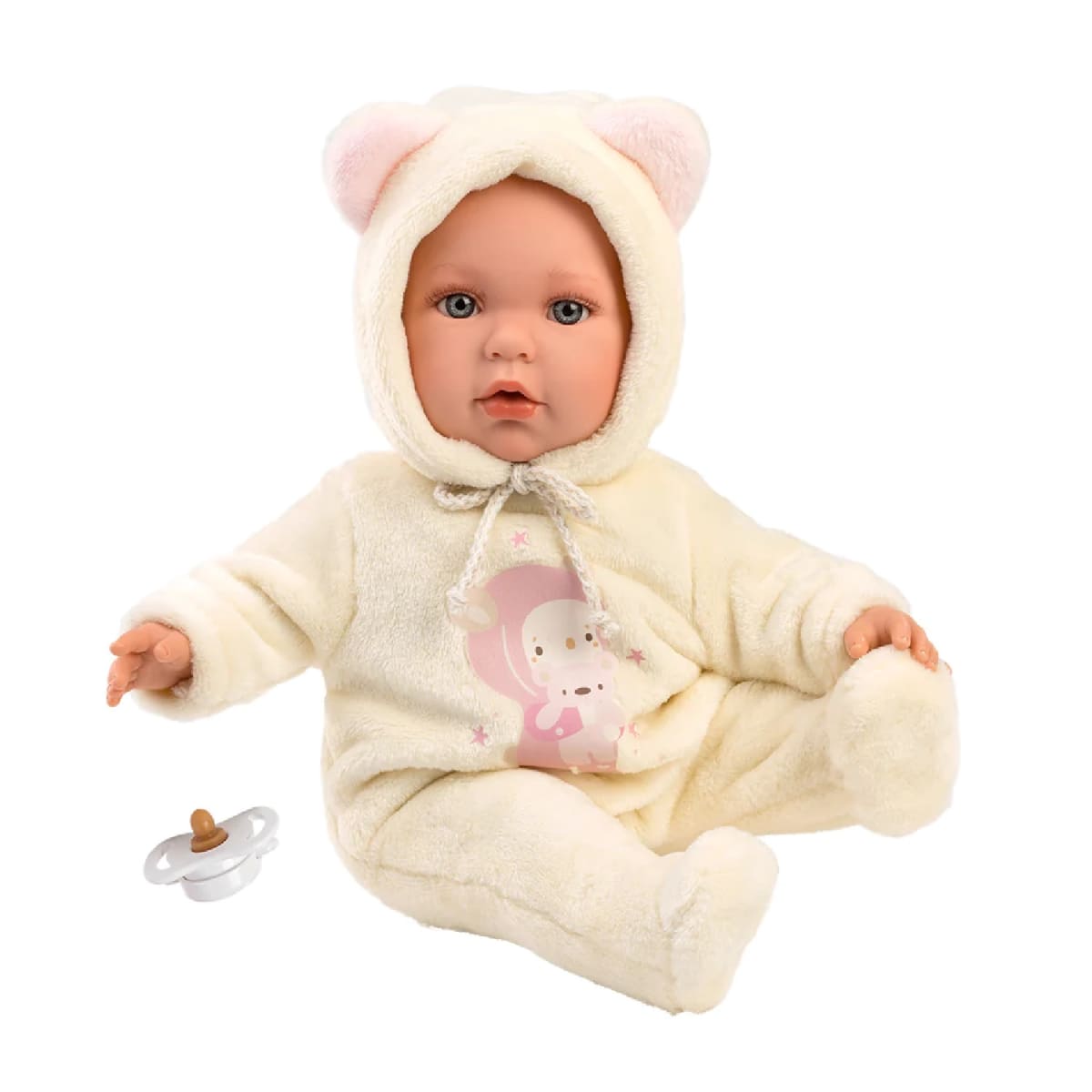 Muñeca Llorens Baby Julia Osito Rosa 42cm2