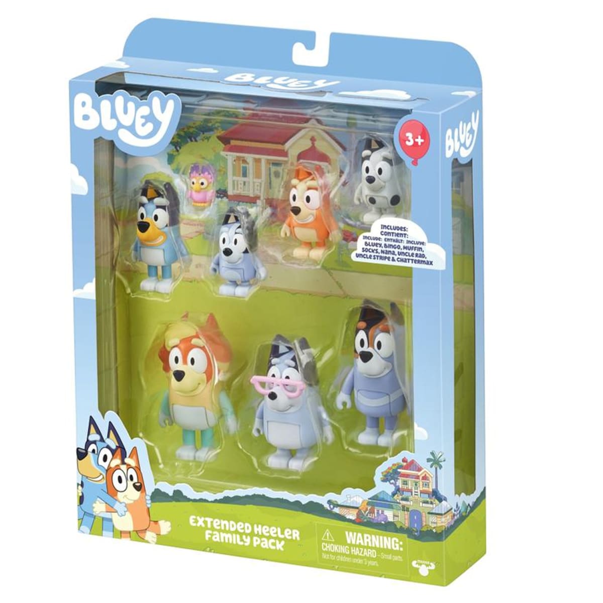 Bluey Pack x 8 figuras3