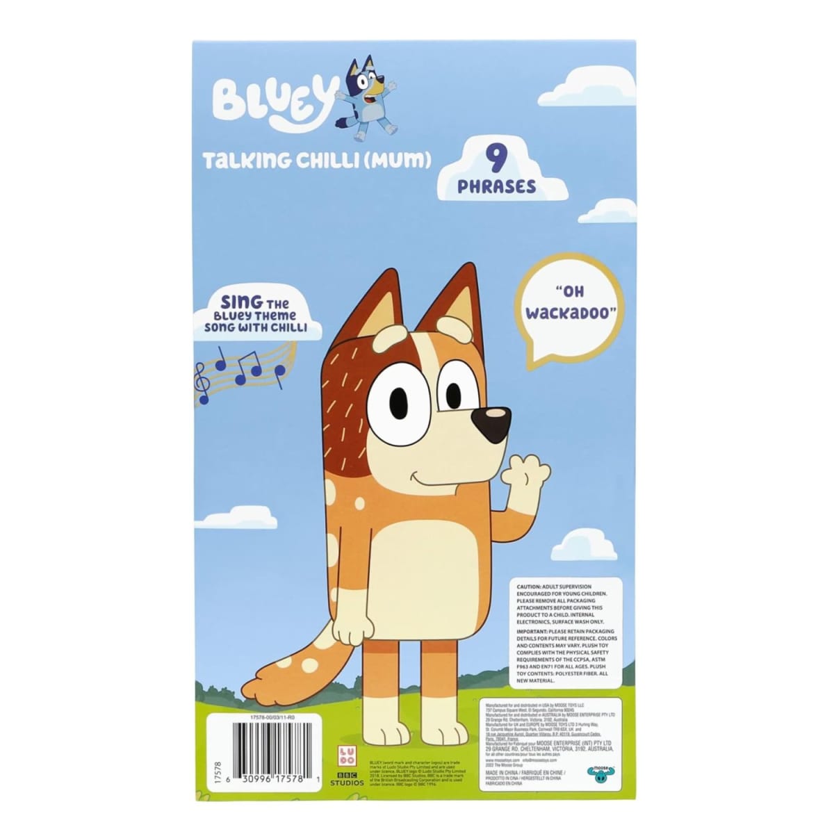 Muñeco Chilli Mamá de Bluey con Sonido4