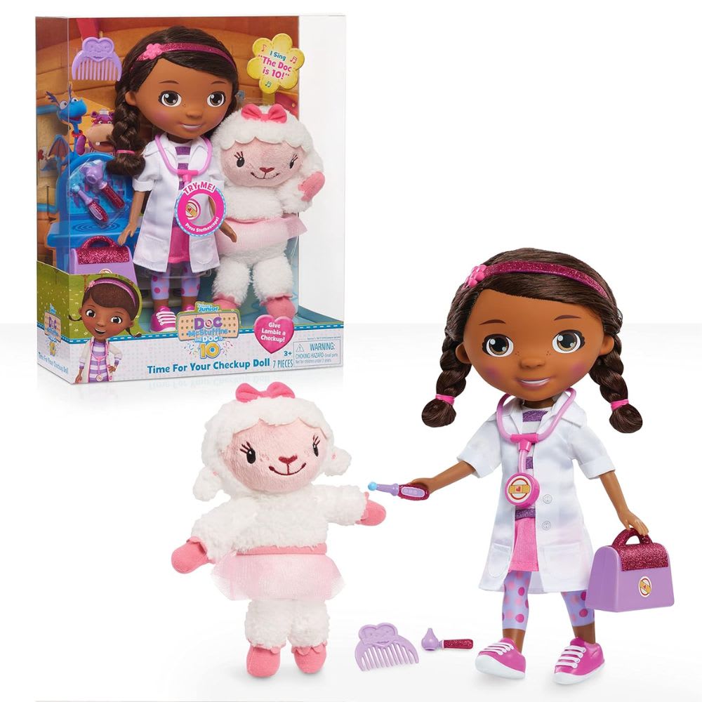 Muñeca Doctora Juguetes con Oveja Lambie1