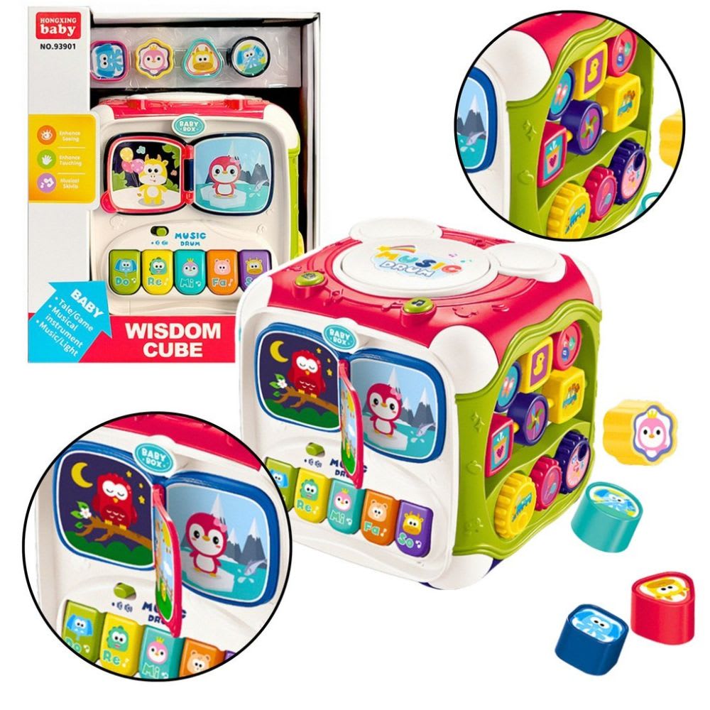 Cubo Didáctico Estimuación para Bebes Multifunciones1