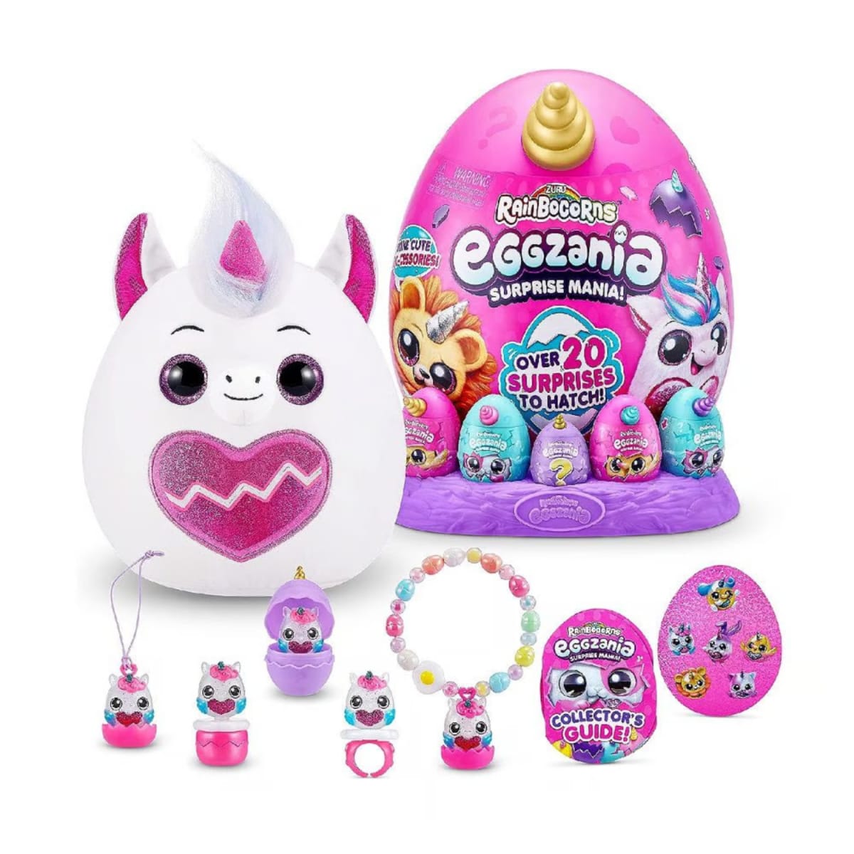Peluche Sorpresa Eggzania Rainbocorn1