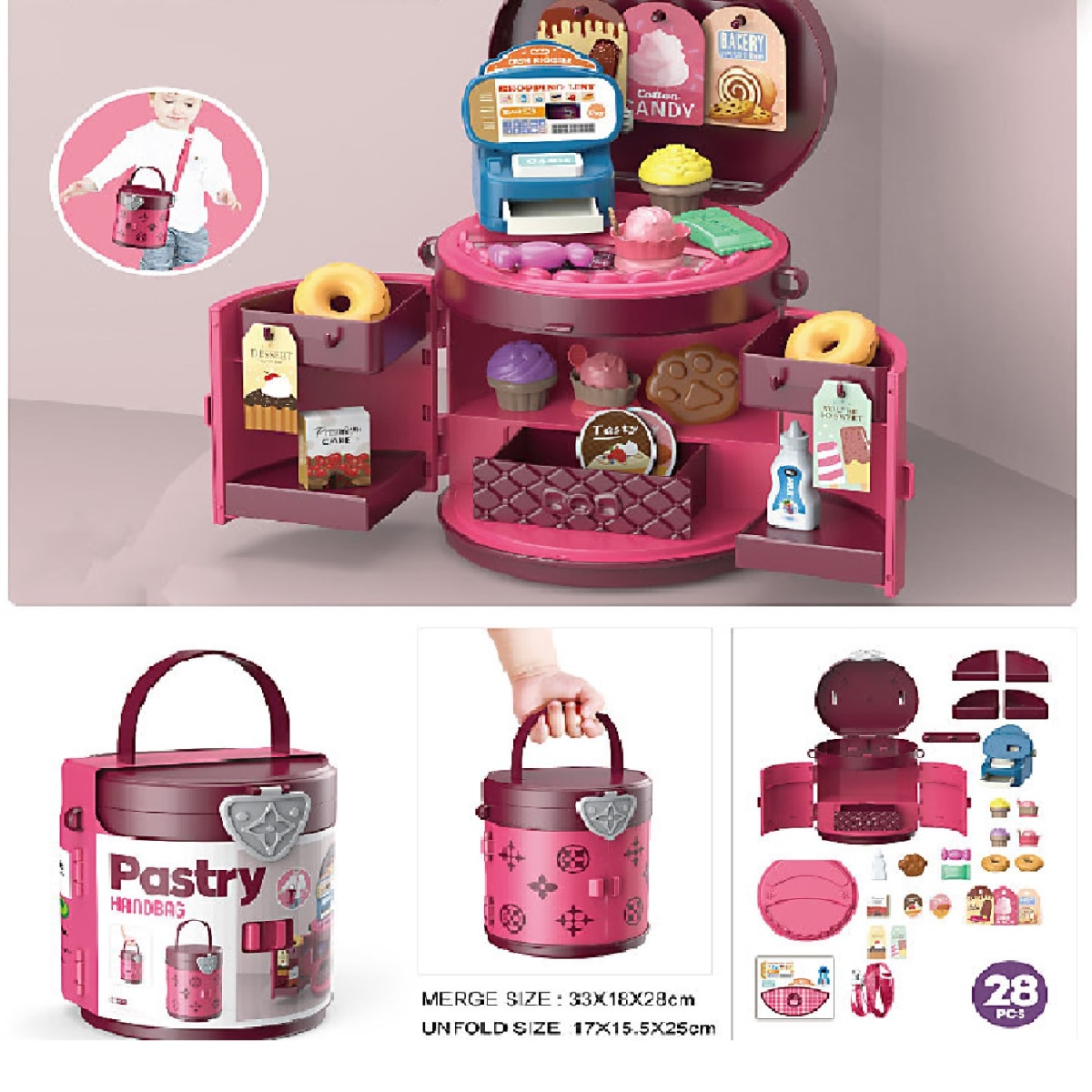 Bolso de Juego Set de Postres con Accesorios5