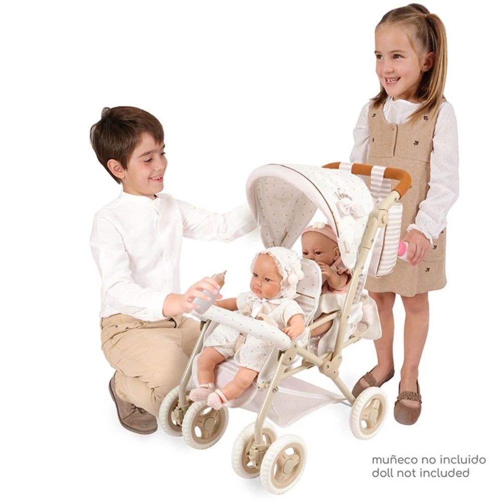 Coche Gemelar de Muñecas Plegable Colección Verona2