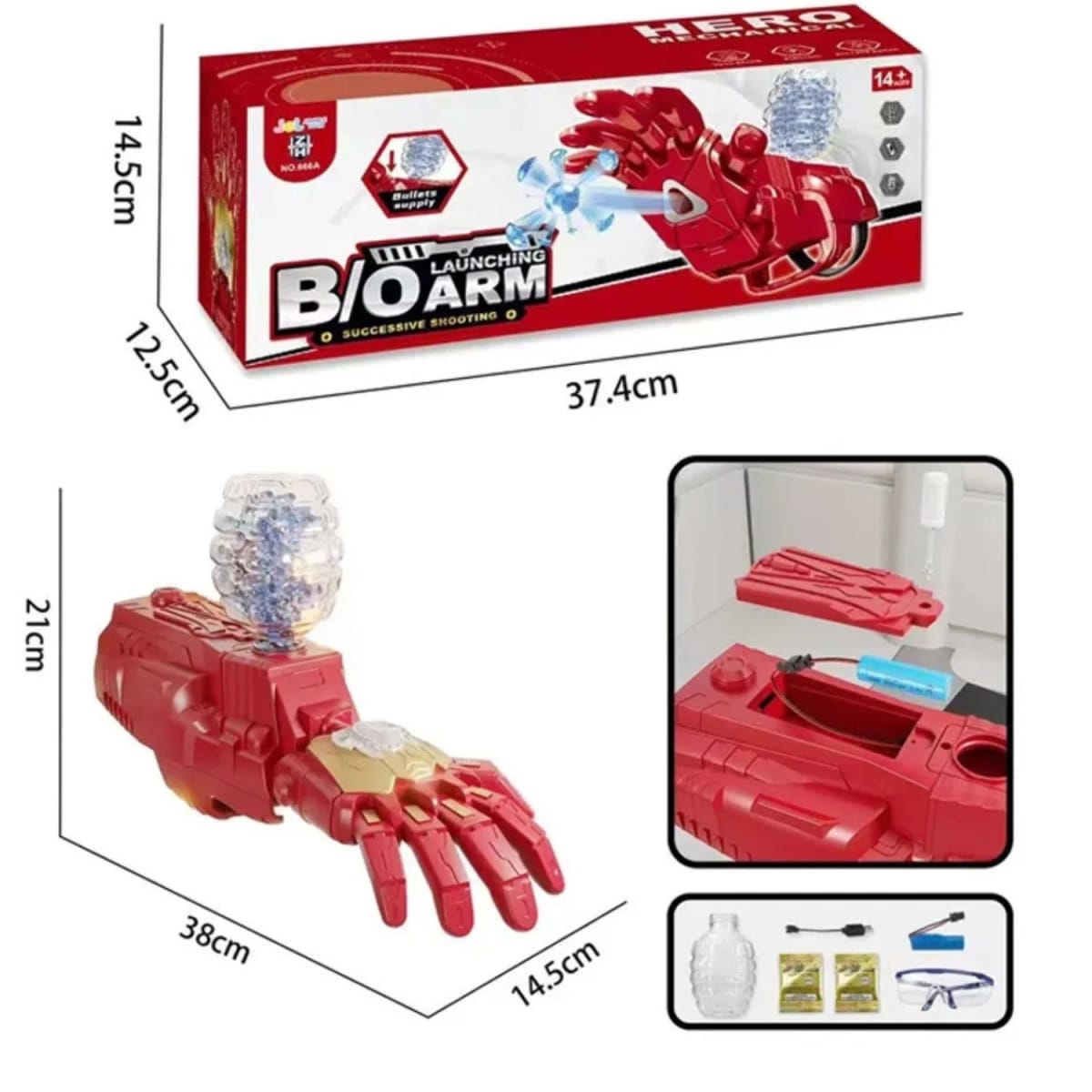 Brazo Iron Man Hidrogel2