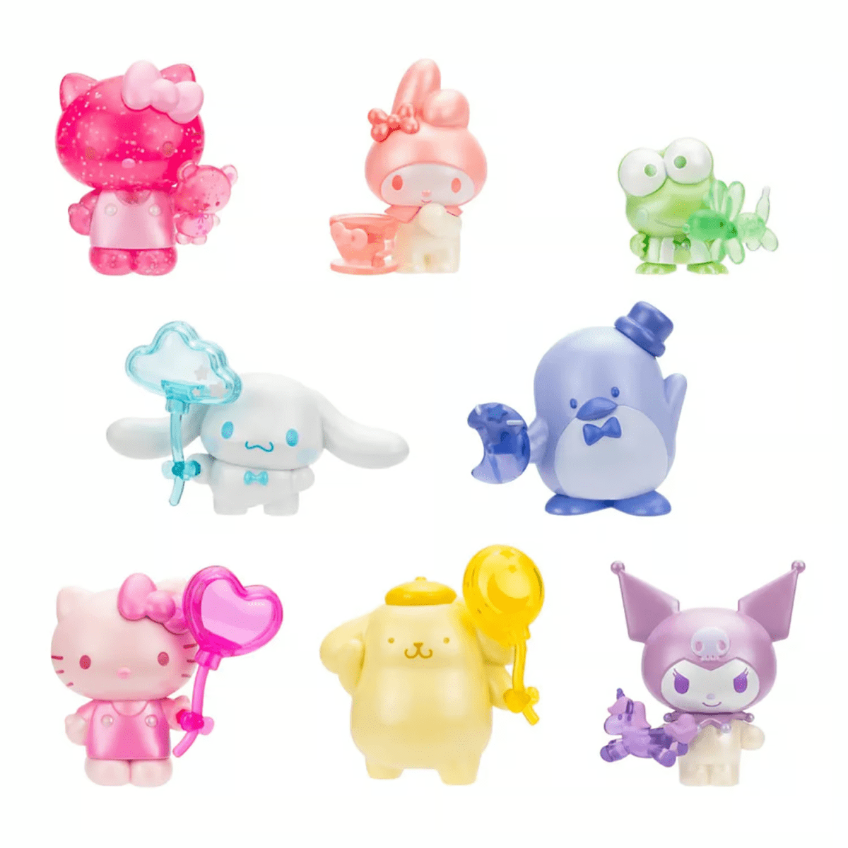 Pack 8 Figuras Hello Kitty y Amigos 2