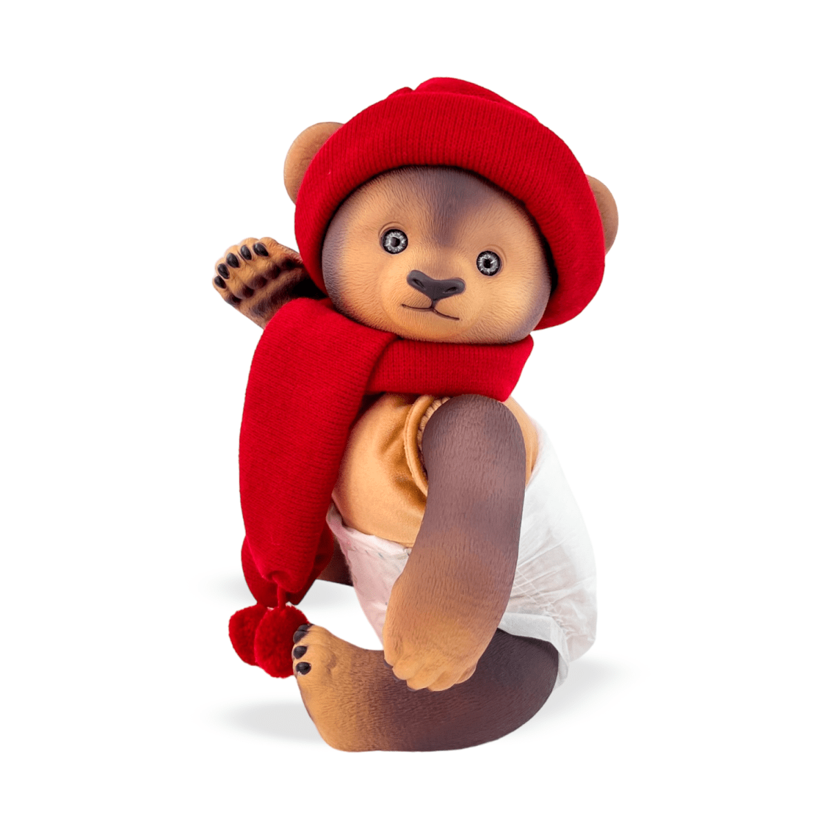 Mascota AniReal Oso Pardo con Peso Real2