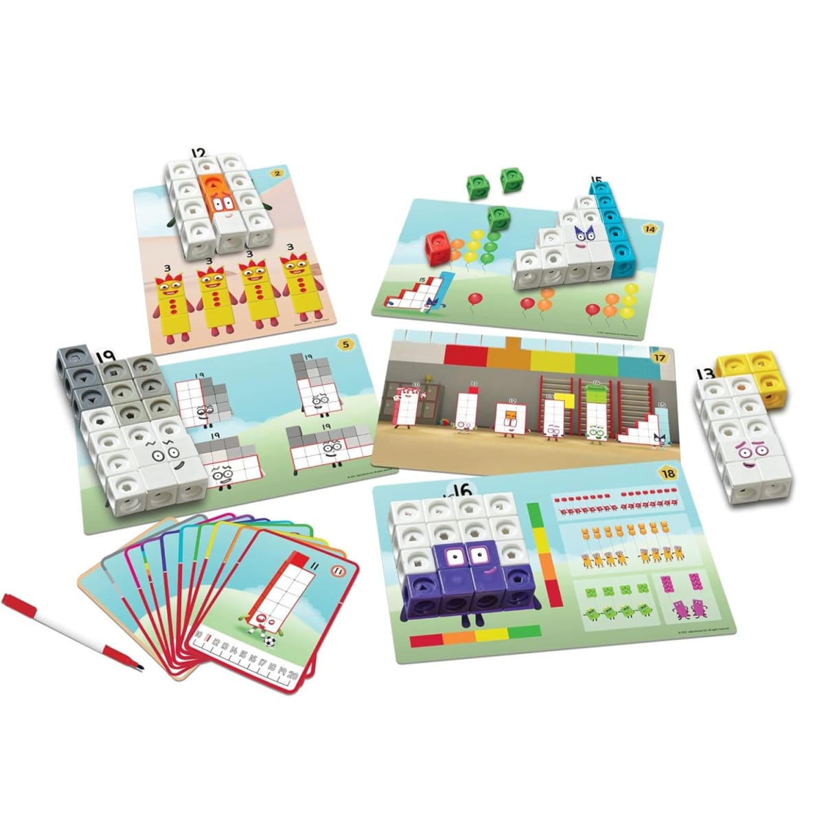 Number Blocks Mathlink Activity Set 11 al 206