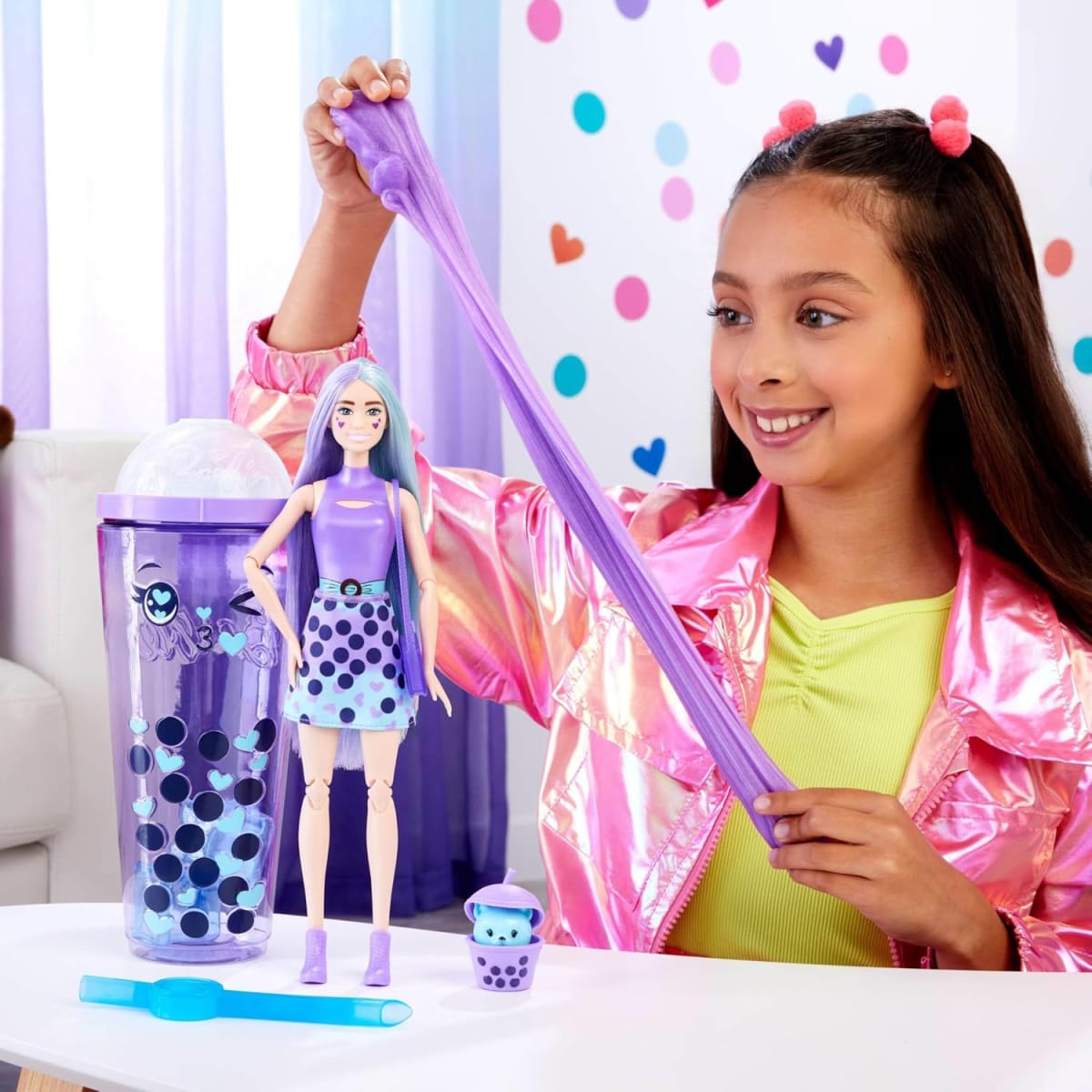 Muñeca Barbie Pop Reveal Bubble y Accesorios Taro Milk17