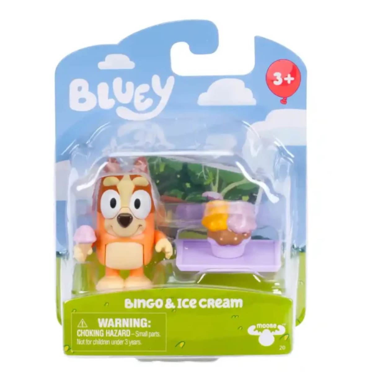 Figura Personaje Bluey con Accesorio- Bingo & Ice Cream2