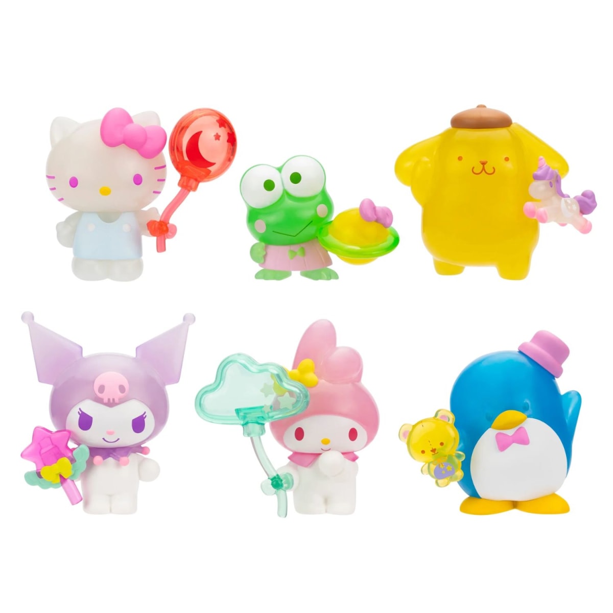 Figuras Hello Kitty y Amigos Dreamland pack x 62