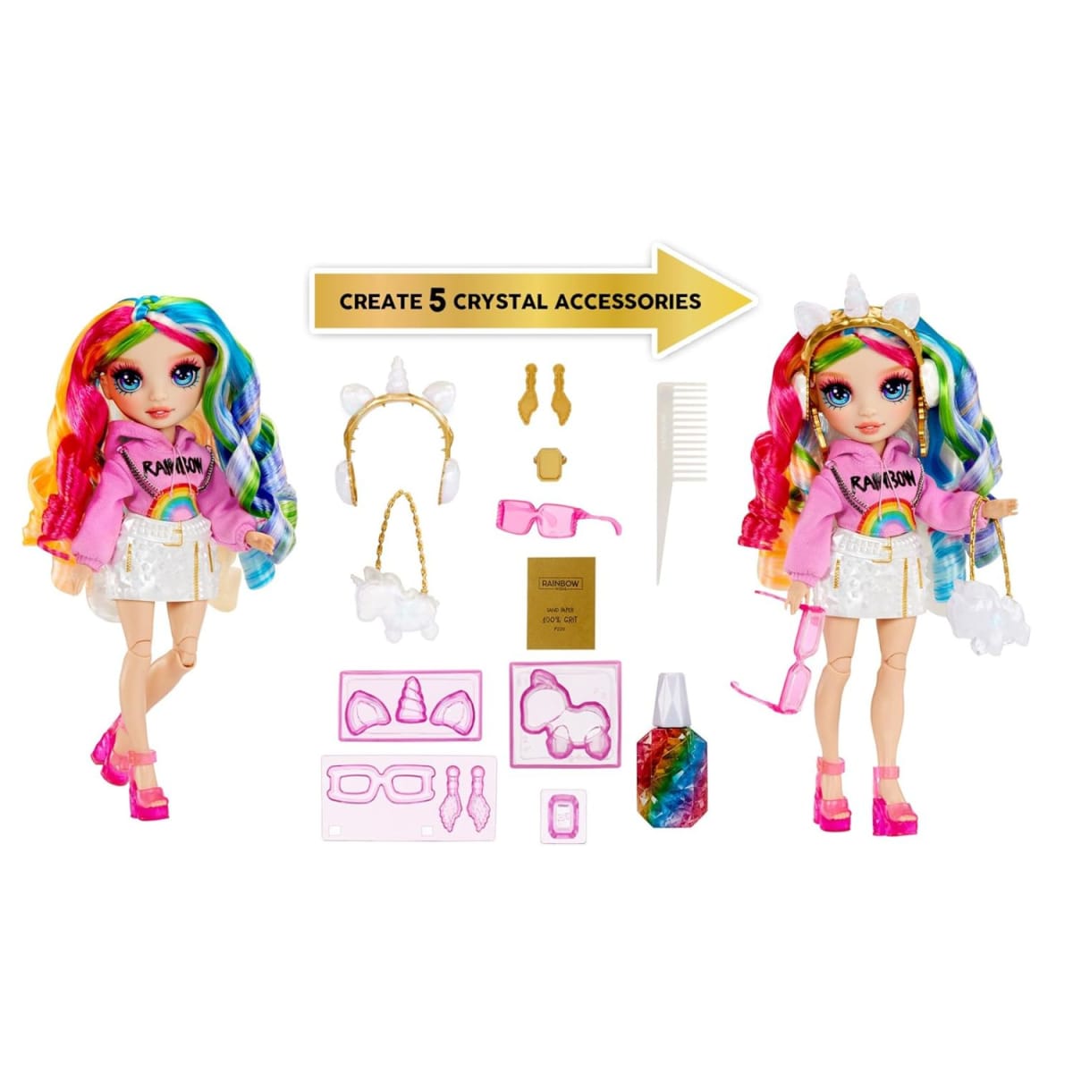 Muñeca Rainbow High Creative Crystals Amaya2