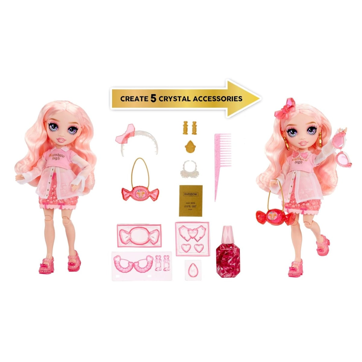 Muñeca Rainbow High Creative Crystals Bella Parker2