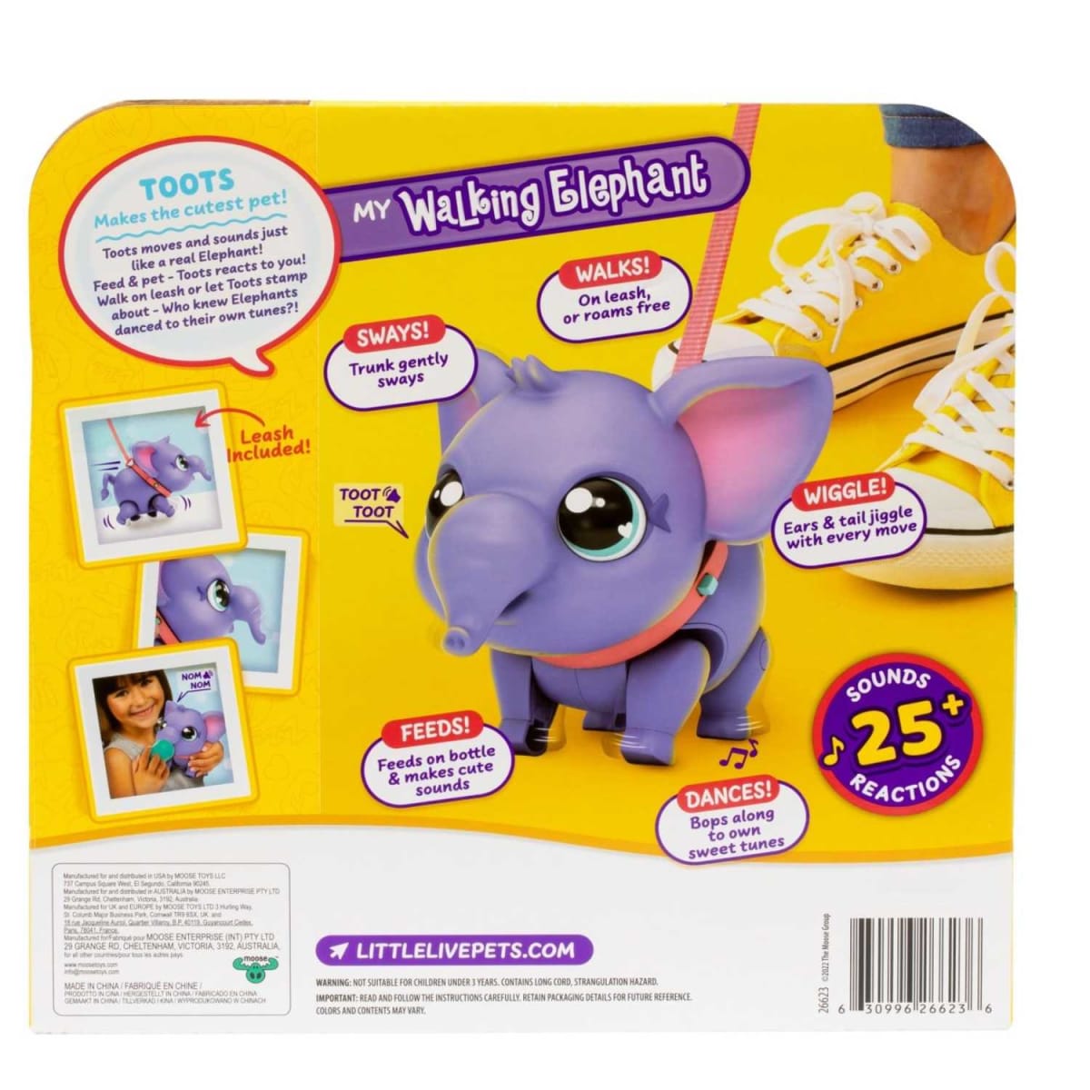 Mi Elefante Caminador Little Live Pets +25 Sonidos y Reacciones2