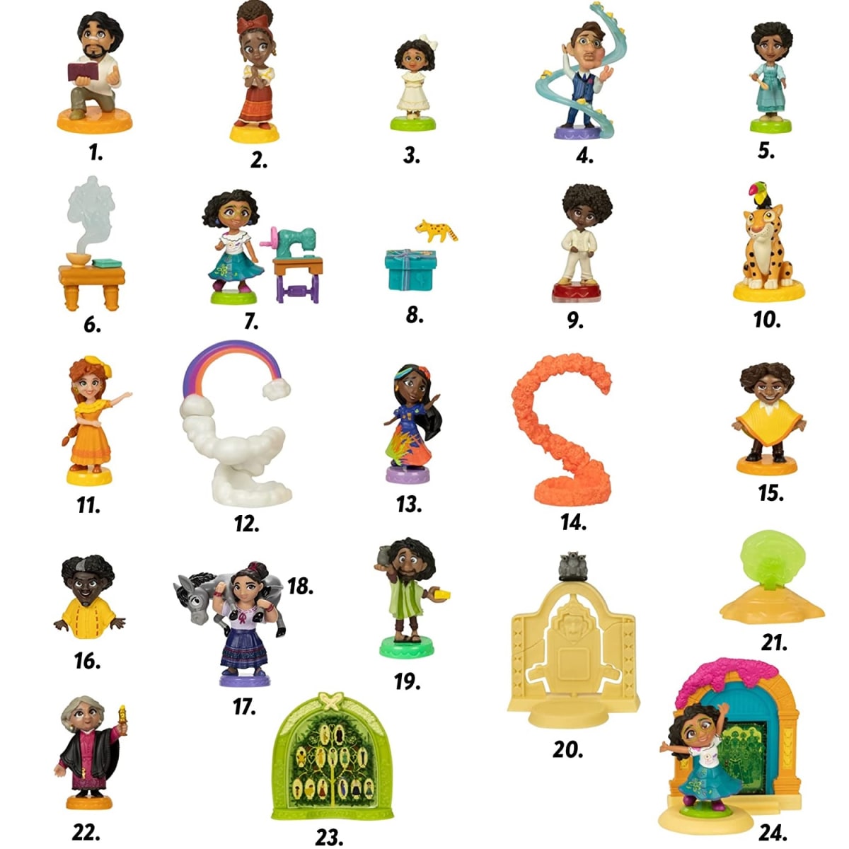 Familia Madrigal Calendario de Adviento Disney Encanto1