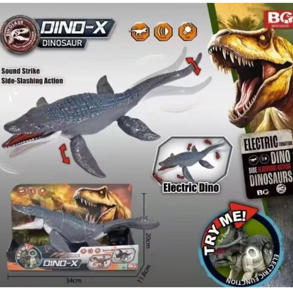 Figura Dinosaurio Mosasaurus con Luz y Sonido2