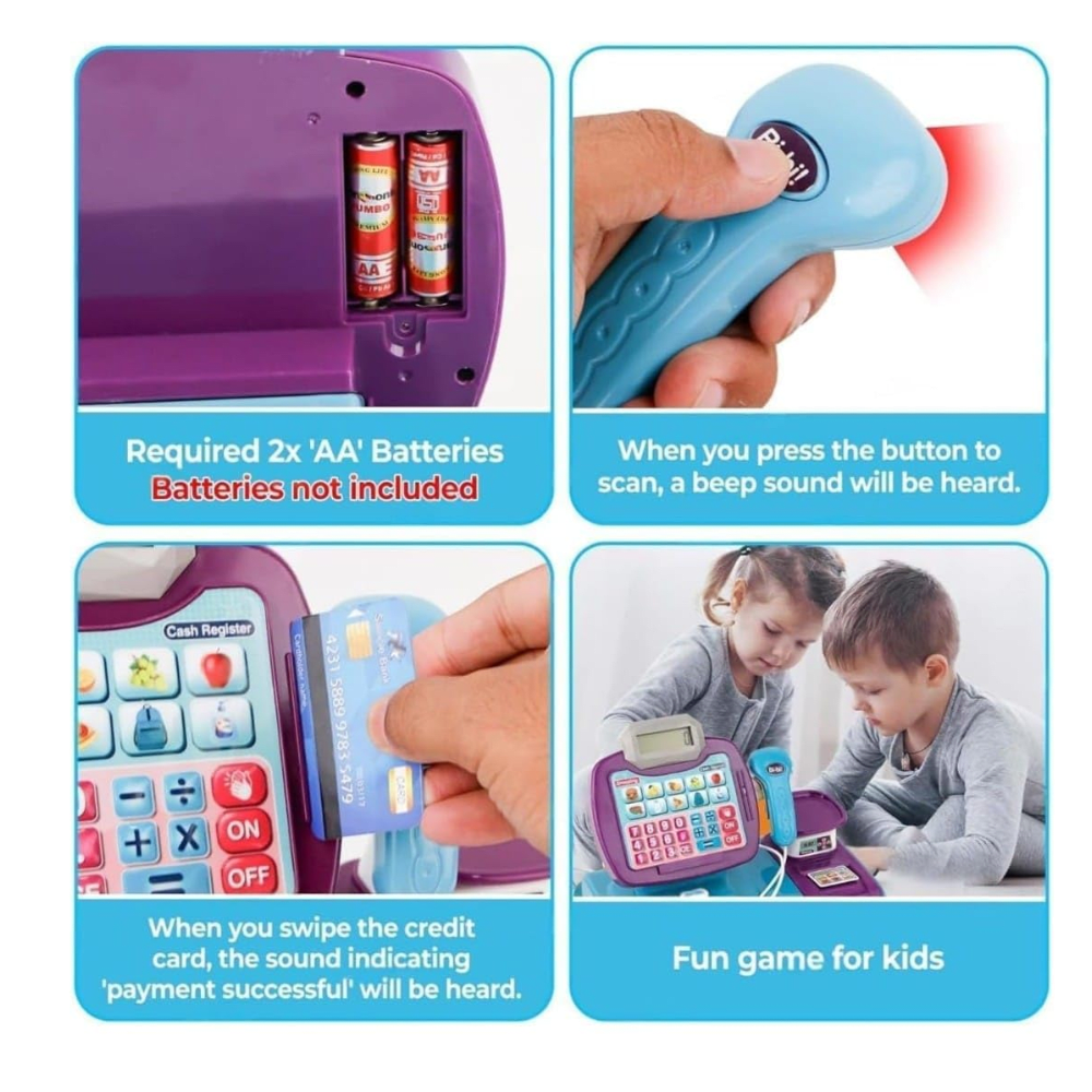 Caja Registradora con Accesorios Comida Rápida5