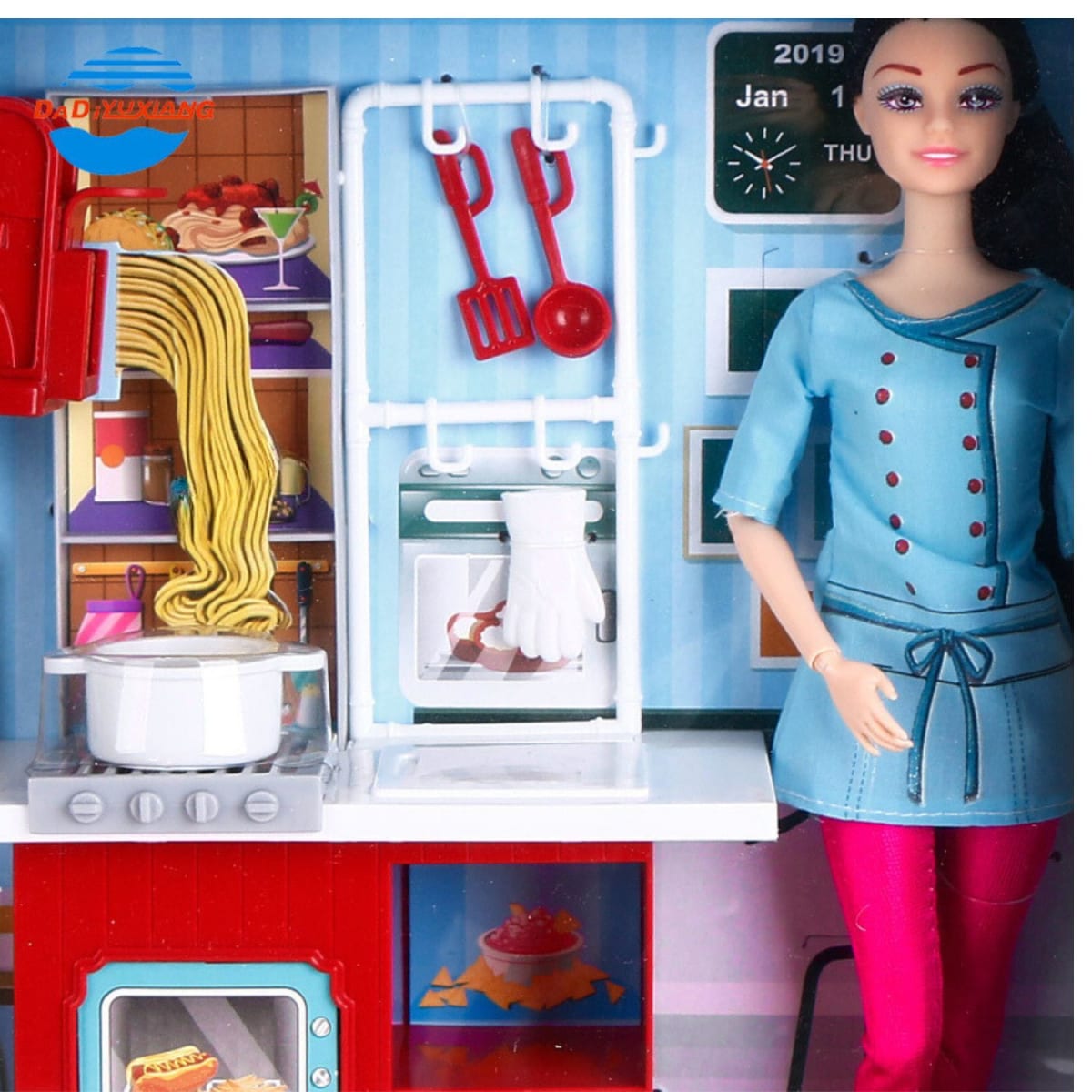 Muñeca Fashion Cocina Espaguetti2